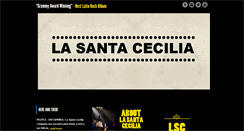 Desktop Screenshot of lasantacecilia.com